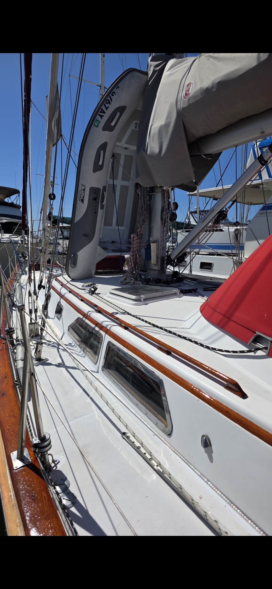 Wood Rot Removal — Deck Hatch Surround — after
